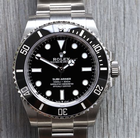 rolex submariner new redesign|2022 Rolex Submariner no date.